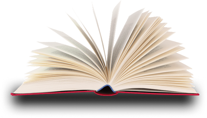 Group 18 Open book with pages fanned out.